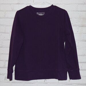 💜✨ Tek Gear Purple Long‑Sleeve Sweater · Size Medium
